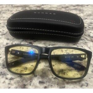 GUNNAR Intercept Onyx Blue Light Glasses Amber Gaming Lenses